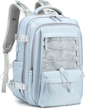 Travel Backpack for Women Men 15.6 Inch Laptop Backpacks with USB Port Carry on Backpack Flight Approved Large Back Pack College Bookbags Outdoor Sports Hiking Rucksack Casual Daypack ( Blue)