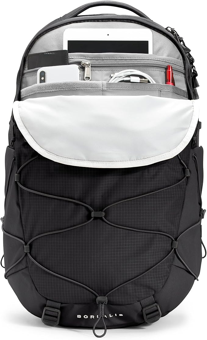 The North Face Women's Borealis Commuter Laptop Backpack, TNF Black/TNF White, One Size