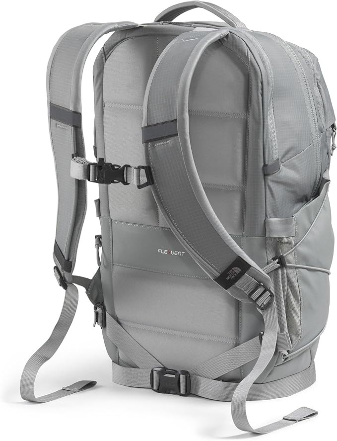 The North Face Borealis Commuter Laptop Backpack - Water Repellent, Laptop Sleeve, Large Main Compartment, Concrete, One Size