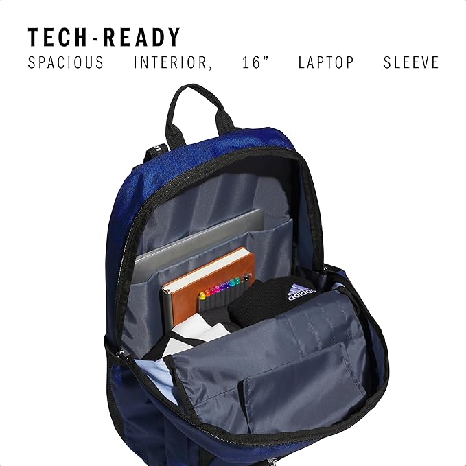 adidas Excel Backpack for Men & Women – Durable Large Athletic Laptop Bag