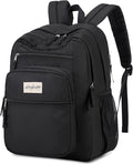 abshoo 32L Big Student Laptop Backpack For College Men Women Middle High School Teen Bookbag Travel Backpack Daypack (Black)