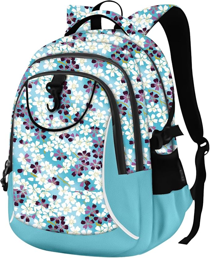 rickyh style School Backpack Travel Bag for Men & Women Lightweight College Back Pack with Laptop Compartmen