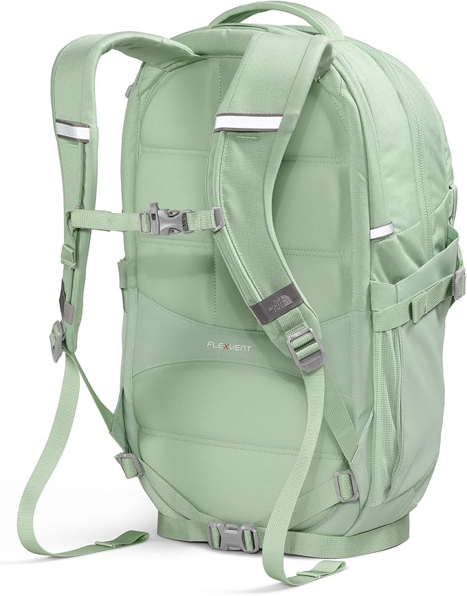 The North Face Women's Recon Everyday Laptop Backpack - Commuter Travel Bag, 18" Laptop Sleeve, Water-Repellent, Misty Sage Dark Heather/Meld Grey-NPF, One Size