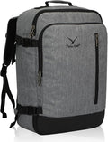 Hynes Eagle Carry on Backpack 38L Large Travel Backpack for Women Flight Approved Weekender Bag Laptop Backpack Men 15 inches Black Grey 2023