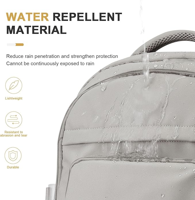 Cute Backpack for College Students Waterproof School Bag High School Backpacks for Teens Girls Boys Laptop Bookbag Casual Daypacks Backpacks for Women Men（Gray Brown）