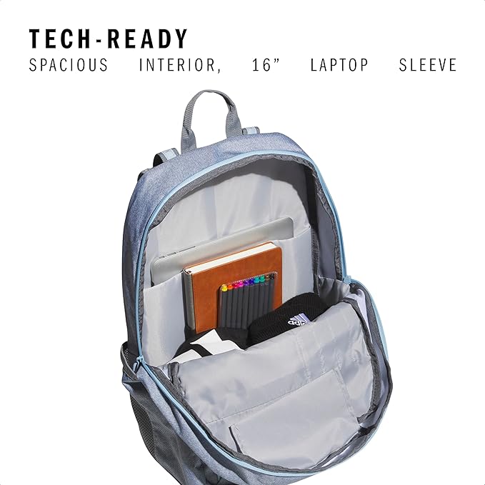 adidas Excel Backpack for Men & Women – Durable Large Athletic Laptop Bag