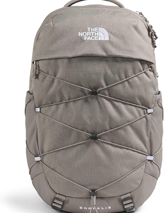 The North Face Women's Borealis Commuter Laptop Backpack - Everyday Travel Bag, Laptop Sleeve, Reflective Details, Stone Slab Light Heather/Stone Slab, One Size