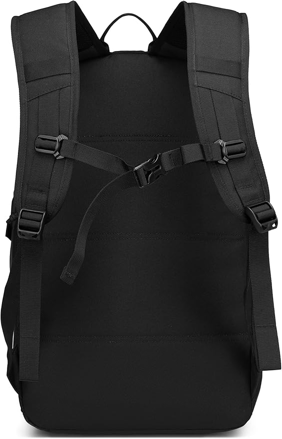 Military Tactical Backpack for Men Army 3 Days Assault Pack Bag with Molle System for Outdoor Adventures (Black, 40L)