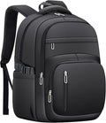 Cute School Backpack for Women Men Casual Travel Laptop Backpack Aesthetic Lightweight College Bookbags for Kids(Black)