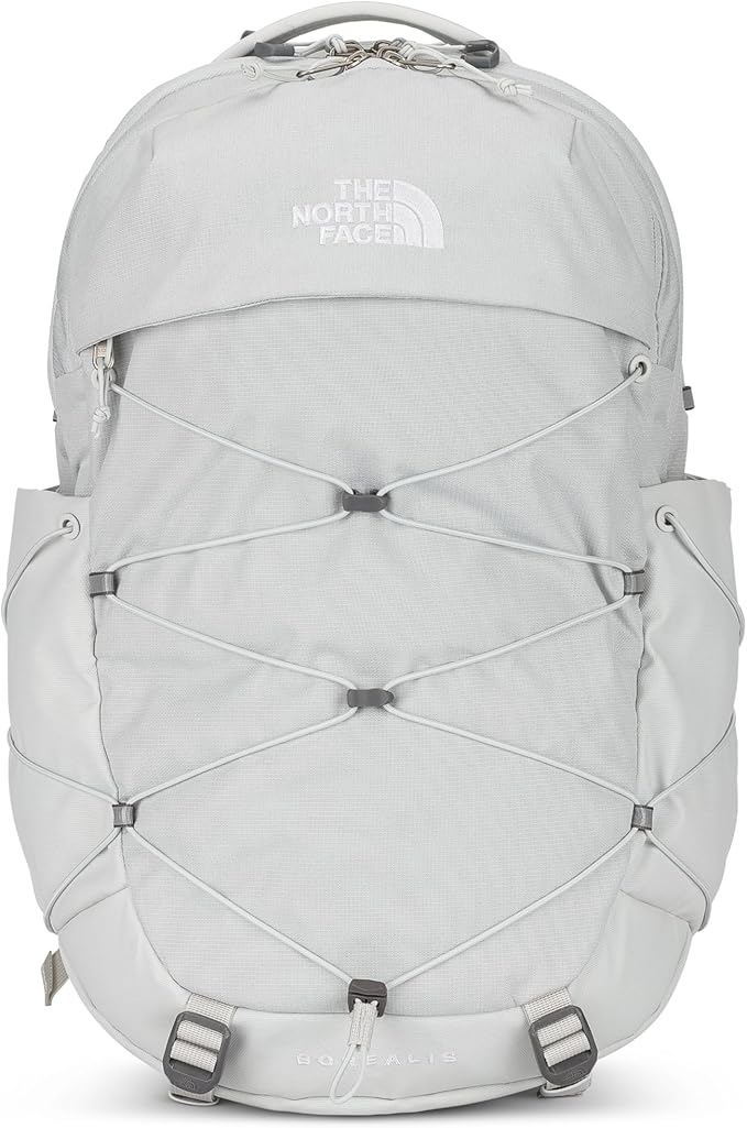 The North Face Women's Borealis Commuter Laptop Backpack - Everyday Travel Bag, Laptop Sleeve, Reflective Details, Tin Grey Dark Heather, One Size