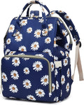 Daisy Laptop Backpack for Women Men, 15.6 inch College School Backpack Bookbag for Work/School/Travel/Business (Blue)