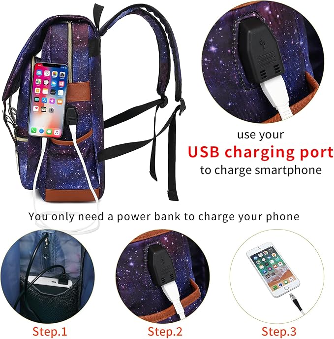 YGR Floral Laptop Backpack for Women, Female, School, Travel, Business, Outdoor Sports, Office, Work