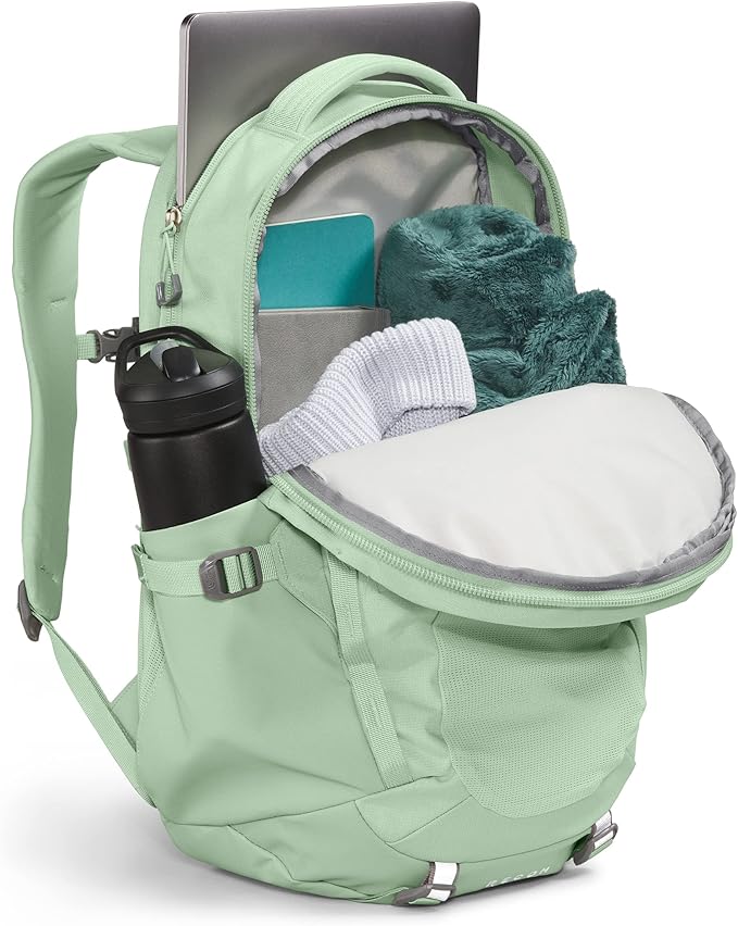 THE NORTH FACE Women's Recon Everyday Laptop Backpack, Misty Sage Dark Heather/Meld Grey, One Size