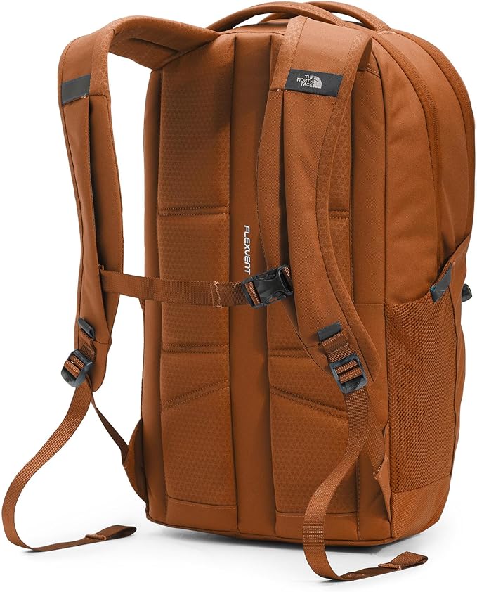 The North Face Jester Everyday Laptop Backpack - Commuter Daypack, Water Repellent, Laptop Sleeve, Leather Brown/TNF Black-NPF, One Size
