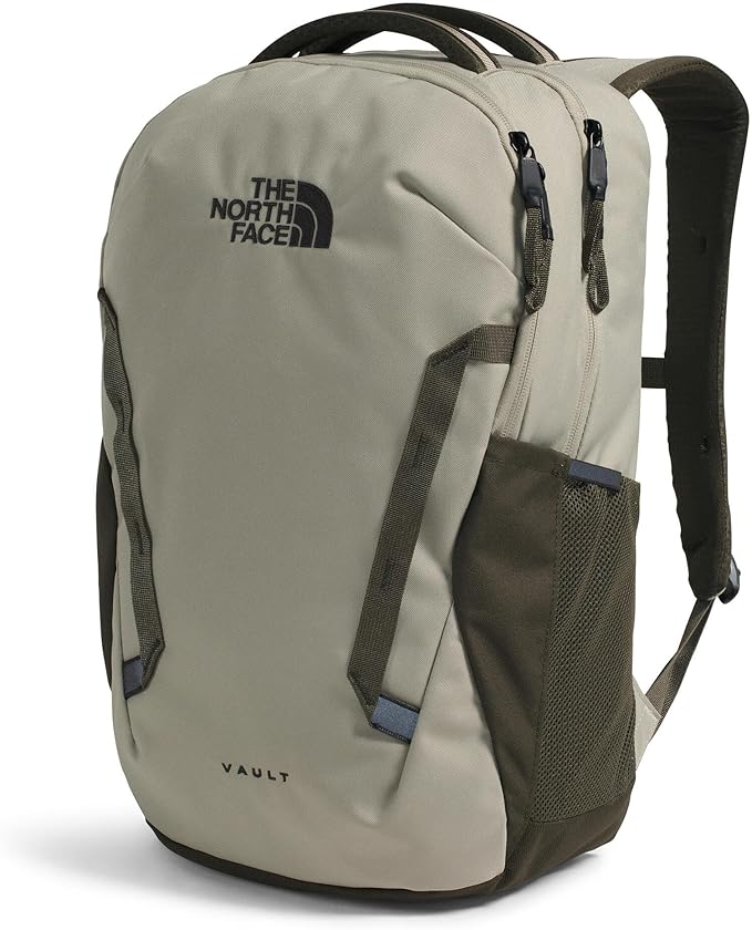 The North Face Vault Everyday Laptop Backpack - PFAS Free, Clay Grey/New Taupe Green, One Size