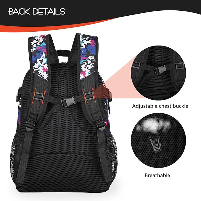 Goloni Basketball Backpack,Large Sports Bag with Ball Compartment & Shoe Compartment,Basketball Bag Fit Volleyball, soccer,Gym