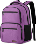 BIKROD Backpack for Girls Women, School Backpack for Teen Boys, Lightweight Casual High School Bookbag, Daily-use Travel Laptop Backpack with USB Charging Port Fits 15.6 Inch Notebook