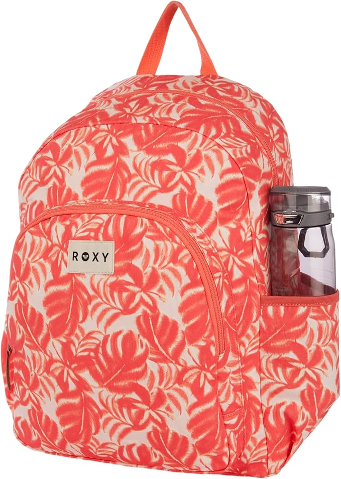 Roxy Women's Moon Magic Backpack | Travel | Vacation | Everyday Carry | Laptop Sleeve | Padded Straps | 22L - Coral Palm Haze