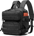 Mini Tactical Backpack for Men and Women, 9L Small Molle Backpack for Woman Military Backpacks for Gym, Hiking, Daily, Travel, Camping (Black)
