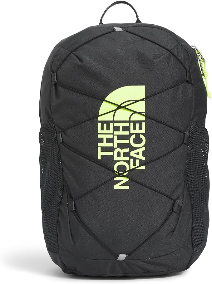 The North Face Kids' Court Jester Backpack - Water-Repellent Travel Bag, Spacious Main Compartment, for Tweens/Young Teens, Asphalt Grey/Led Yellow-NPF, One Size