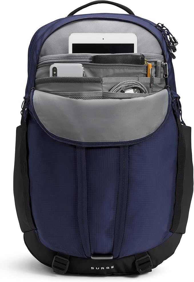 THE NORTH FACE Surge Commuter Laptop Backpack | Daypack With Water Repellent Finish, 16" Laptop Sleeve, Reflective Details