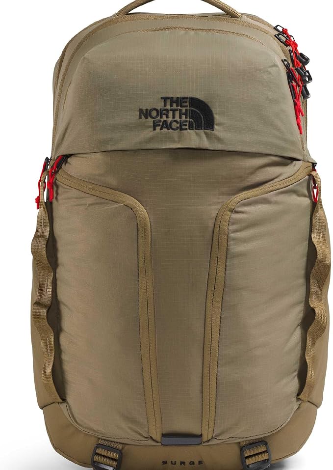THE NORTH FACE Surge Commuter Laptop Backpack | Daypack With Water Repellent Finish, 16" Laptop Sleeve, Reflective Details