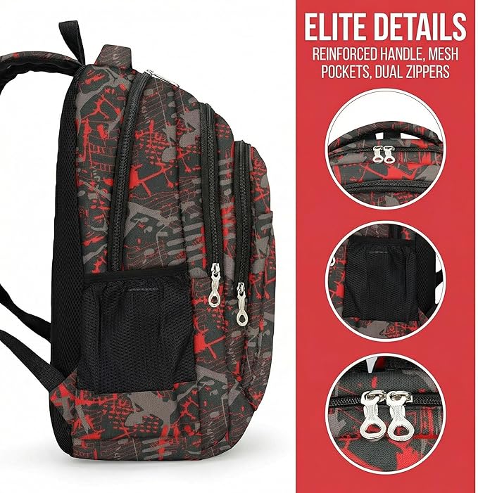 rickyh style Stylish Backpack: Multi-functional and Lightweight Bag for Travel, School, and Outdoor Activities
