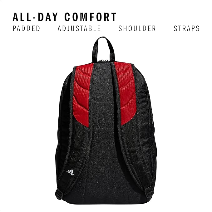 adidas Stadium 3 Soccer Backpack with Ball Pocket, 36L