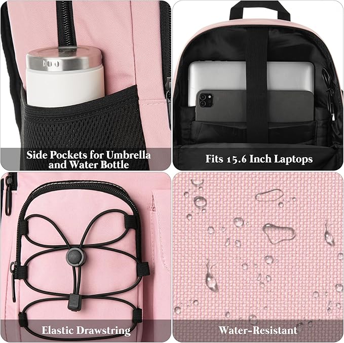 YAMTION School Backpack for Girls,Laptop Backpack for Women,College School Bags Bookbag for Teens,Mochilas Mujer Morrales Escuela Niña