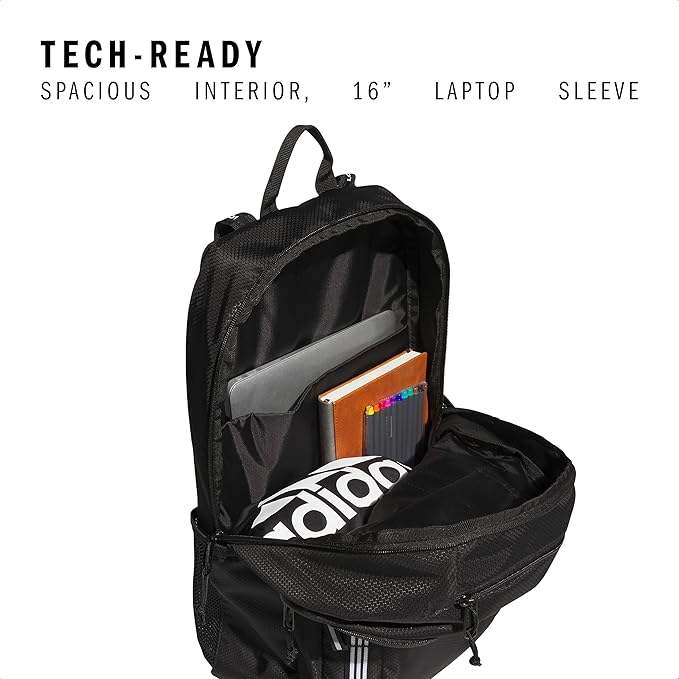 adidas Excel Backpack for Men & Women – Durable Large Athletic Laptop Bag