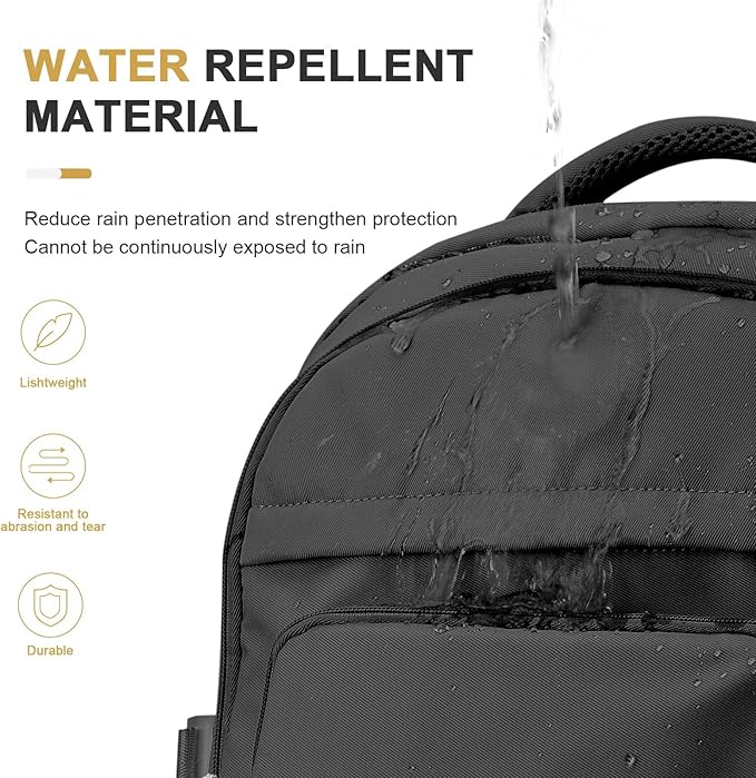 Cute Black Backpack for College Students Waterproof School Bag High School Backpacks for Teens Girls Boys Laptop Bookbag Casual Daypacks Backpacks for Women Men
