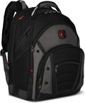 Wenger Synergy Laptop Backpack, Fits 16 Inch Laptop, Men's and Women's Laptop Bag, Black/Grey