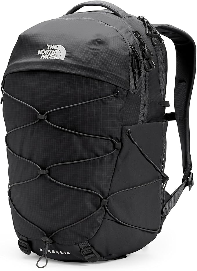 The North Face Women's Borealis Commuter Laptop Backpack - Everyday Travel Bag, Laptop Sleeve, Reflective Details, TNF Black/TNF White-NPF, One Size