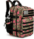45L Tactical Assault Backpack 3 day assault pack with Molle Waterproof backpack Rucksack for Tactical Backpacks (Pink Camo)