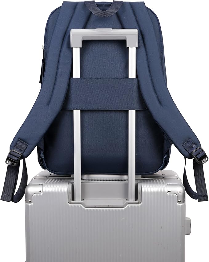 abshoo Big Student Backpack for School Water Resistant Lightweight College Bookbag Travel Backpack (Navy)
