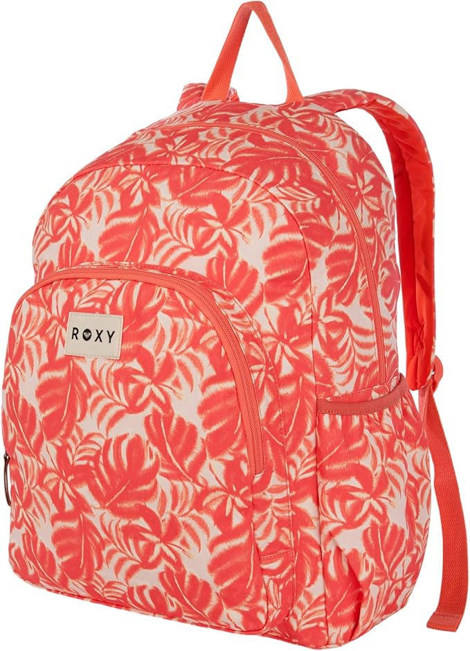 Roxy Women's Moon Magic Backpack | Travel | Vacation | Everyday Carry | Laptop Sleeve | Padded Straps | 22L - Coral Palm Haze