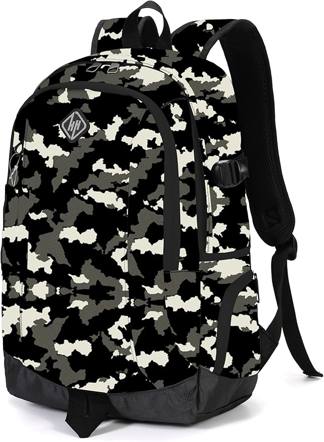 rickyh style School Backpack Travel Bag for Men & Women Lightweight College Back Pack with Laptop Compartmen