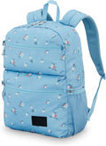 High Sierra Everclass Backpack - Travel or Work Laptop Bookbag with 360° Reflectivity, Dual Water Bottle Pockets & Fits Laptops Up To 15.6”, One Size, Floral Blue