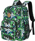 Goloni Lightweight Laptop Backpack 1.1Lbs, 36L Wear-Resistant Water Resistant Backpack with Laptop Compartment for Men Women, College Work Travel Bookbag,Green Camo