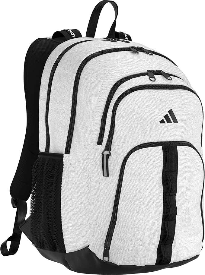 adidas Primetime Large Backpack – Daypack for Travel Sports Gym Work School, 41L