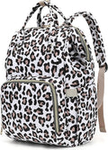 Leopard Laptop Backpack for Women Men, 15.6 inch College School Backpack Bookbag for Work/School/Travel/Business