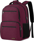 BIKROD Backpack for Girls Women, School Backpack for Teen Boys, Lightweight Casual High School Bookbag, Daily-use Travel Laptop Backpack with USB Charging Port Fits 15.6 Inch Notebook
