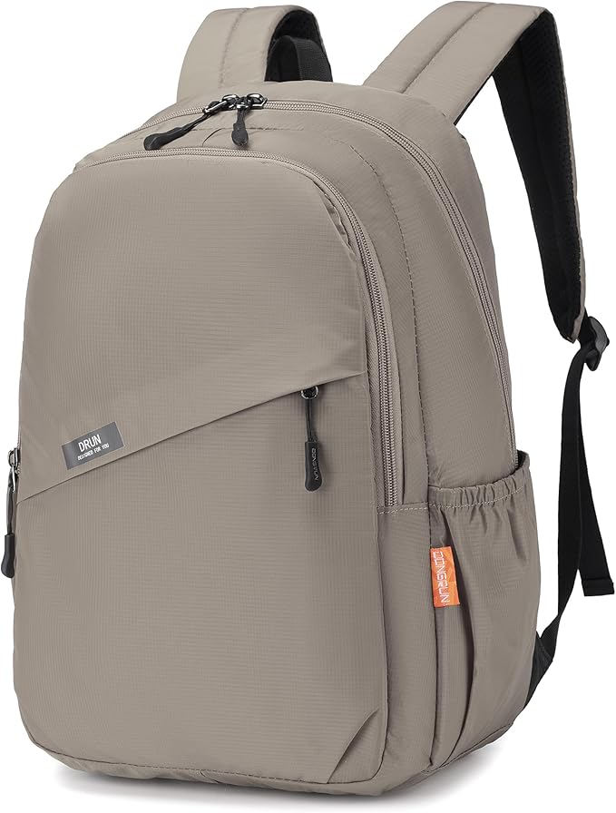 40x30x15cm Personal Item Bag Travel Backpack Carry On Flight Approved with Anti-Theft Pocket Water-resistant Casual Daypack for Weekender Business Hiking,Beige