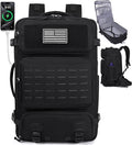 Mens Travel Backpack 40L, TSA Approved Carry On X-Large Backpack with USB Charging Port Durable Water-resistant Convertible Duffle Luggage Bag Large Weekender Bag Daypack Fits 17.3 Inch Laptop