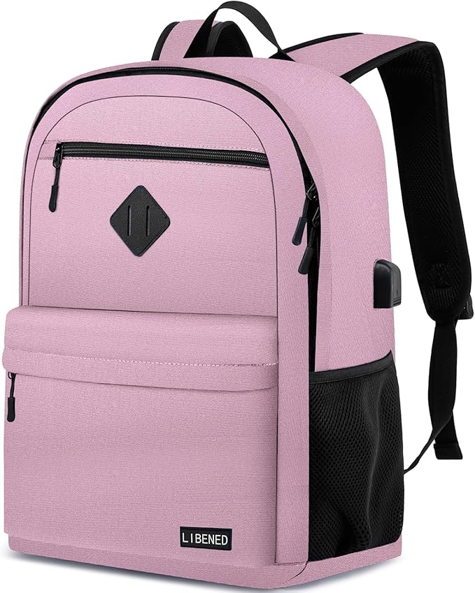 Backpack for Teen Girls, Cute School Backpacks for Women Students Bookbag, Comfortable 15.6 inch Laptop Bookbag