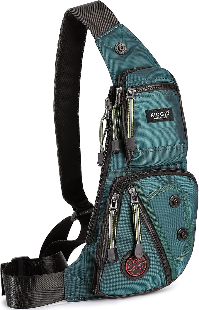 NICGID Sling Bag Chest Shoulder Backpack Crossbody Bags Casual Daypack for Men Women