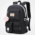Backpack for Girls Laptop Backpacks 15.6 Inch College Cute Bookbag Anti Theft Primary Elementary School Bag Casual Daypack for Students Teens Girl Women (Black)