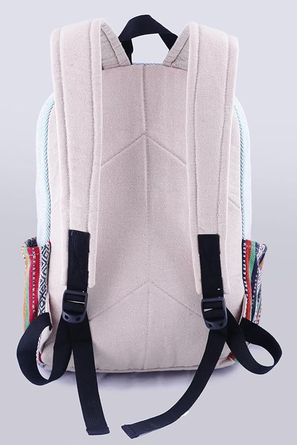 Anitya Hemp Backpack, Multi-Functional Pockets, Eco-Friendly, Unisex, Hiking Daypack, Durable Rucksack (AHLB02)