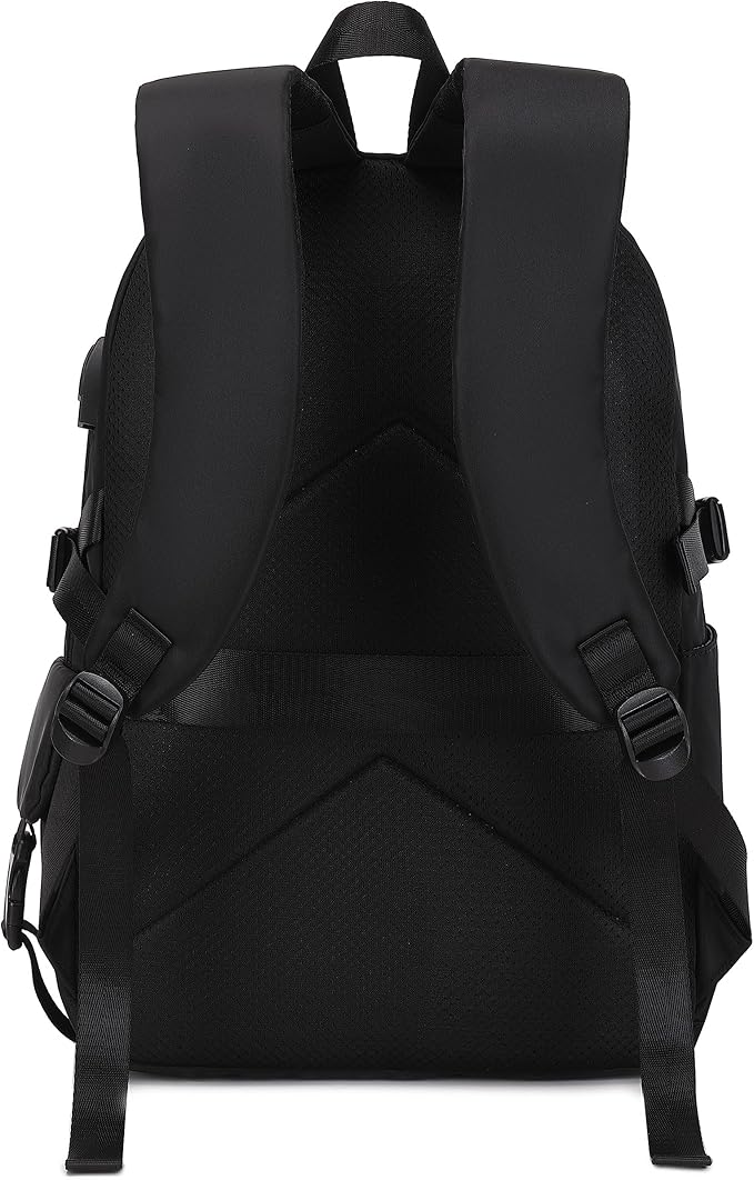 Joymoze Women Fashion Travel Backpack Set Roomy Laptop Rucksack Set Casual Daypack for Girl Black