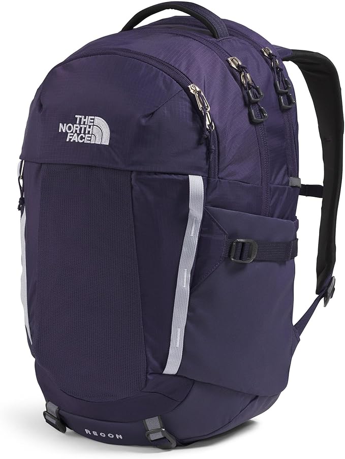 The North Face Women's Recon Everyday Laptop Backpack - Commuter Travel Bag, 18" Laptop Sleeve, Water-Repellent, Eternal Purple/Blue Flax, One Size